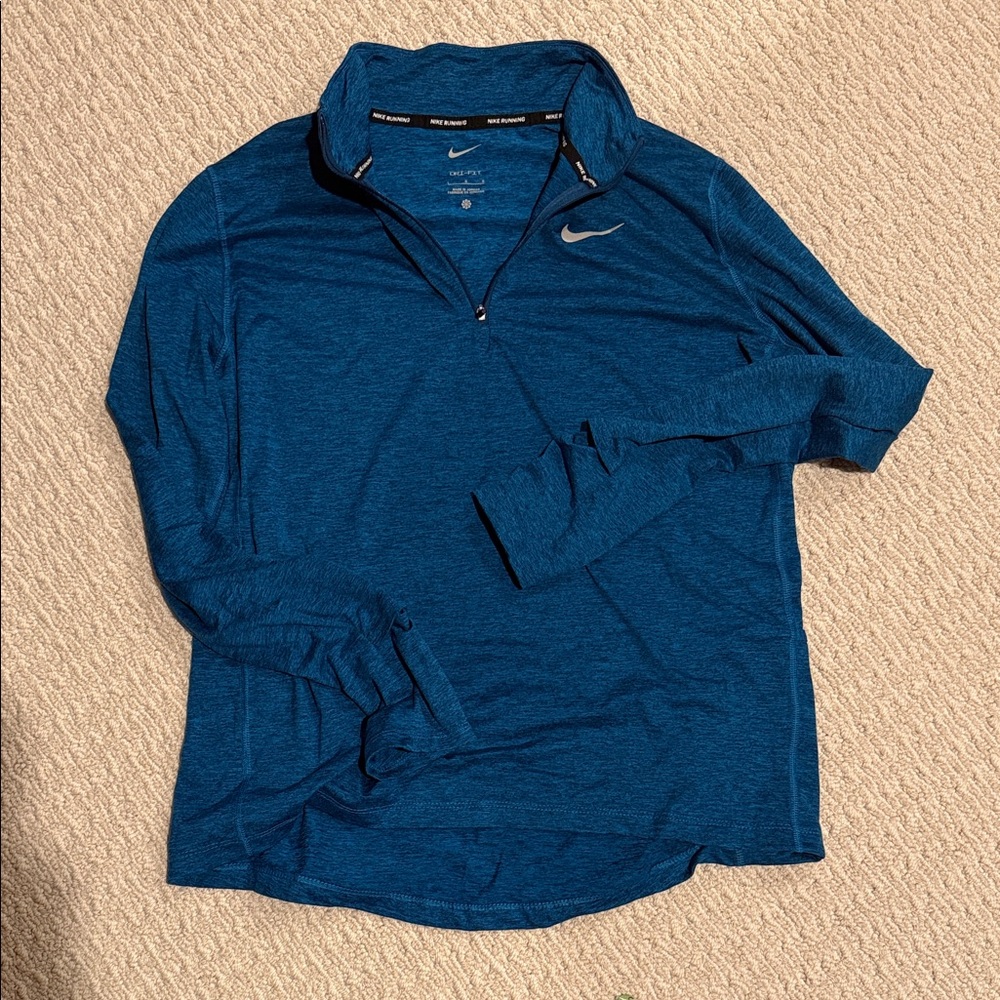 Nike Women’s Teal Quarter-Zip Pullover -Like New